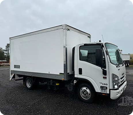 White Pantech Truck