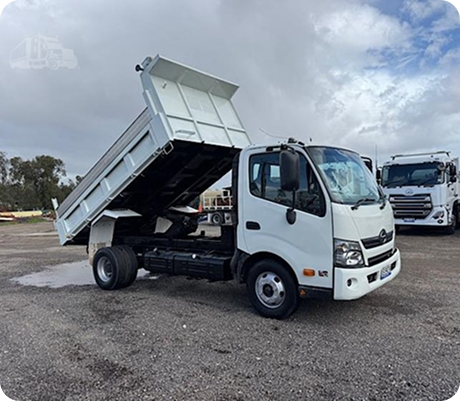 White Tipper Truck