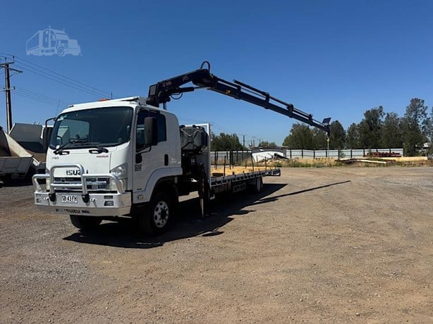White Crane Truck
