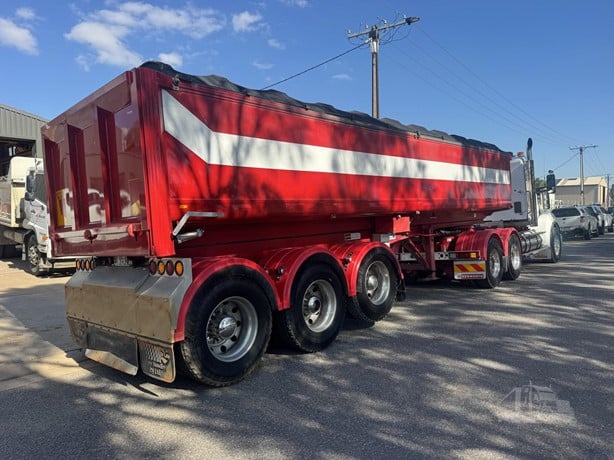Red end Tipper Trailer